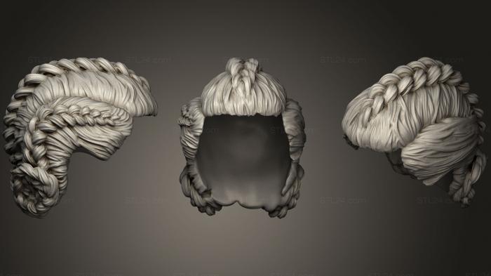Анатомия скелеты и черепа (Волосы 30, ANTM_0573) 3D модель для ЧПУ станка